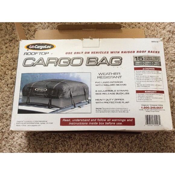 Brand New CargoLoc Roof Top Cargo Bag Model 32528 - Picture 8 of 8